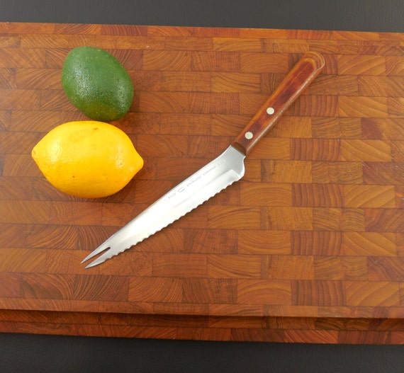 EKCO Vanadium Bar Kitchen Knife Serrated Meat/Cheese Carving