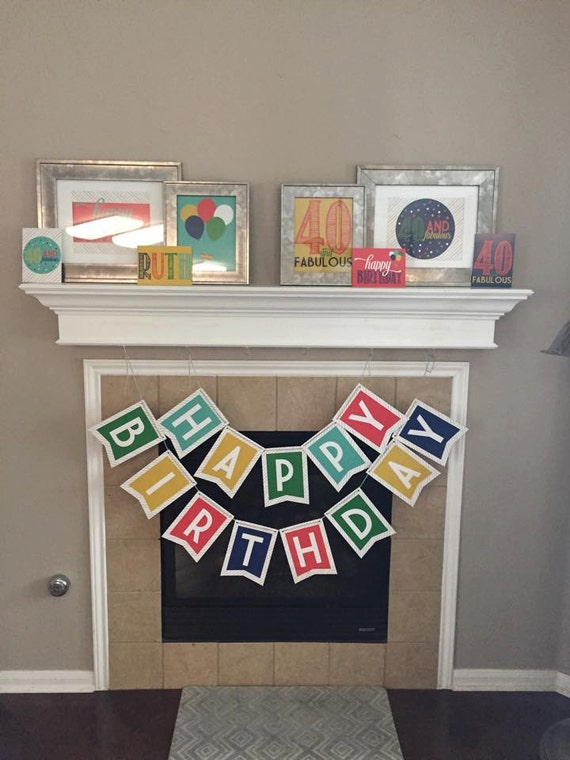 40th Birthday Party PRINTABLES INSTANT DOWNLOAD by by lovetheday