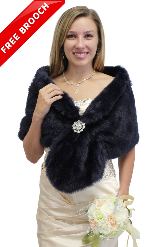 Wholesale faux fur shrugs - m