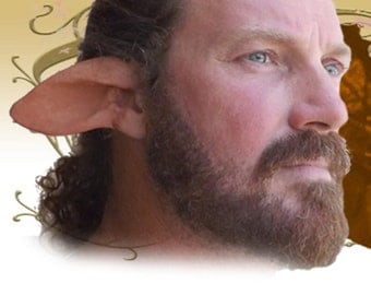 Satyr Faun Fairy Elf Cosplay LARP Halloween Latex Pointed Ears