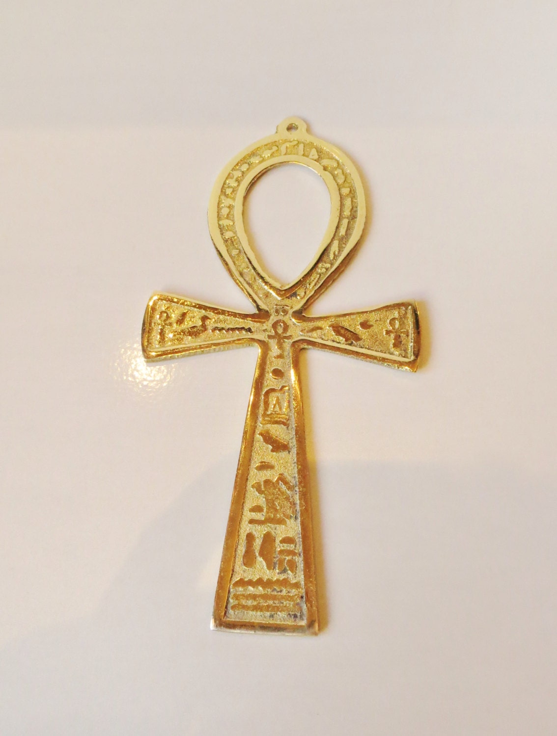 Egyptian Solid Brass Ankh Life key 3