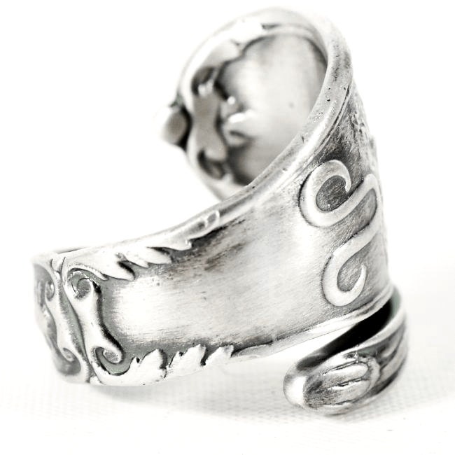 Leo Ring Sterling Silver Spoon Ring Leo Zodiac Ring