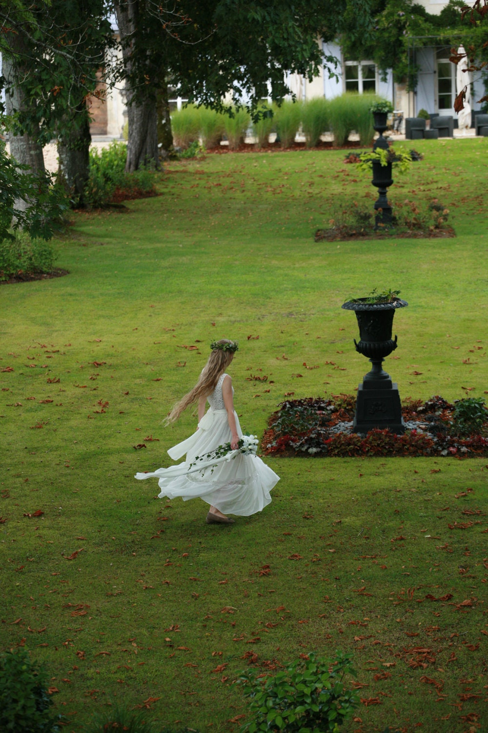 viscose wedding dress