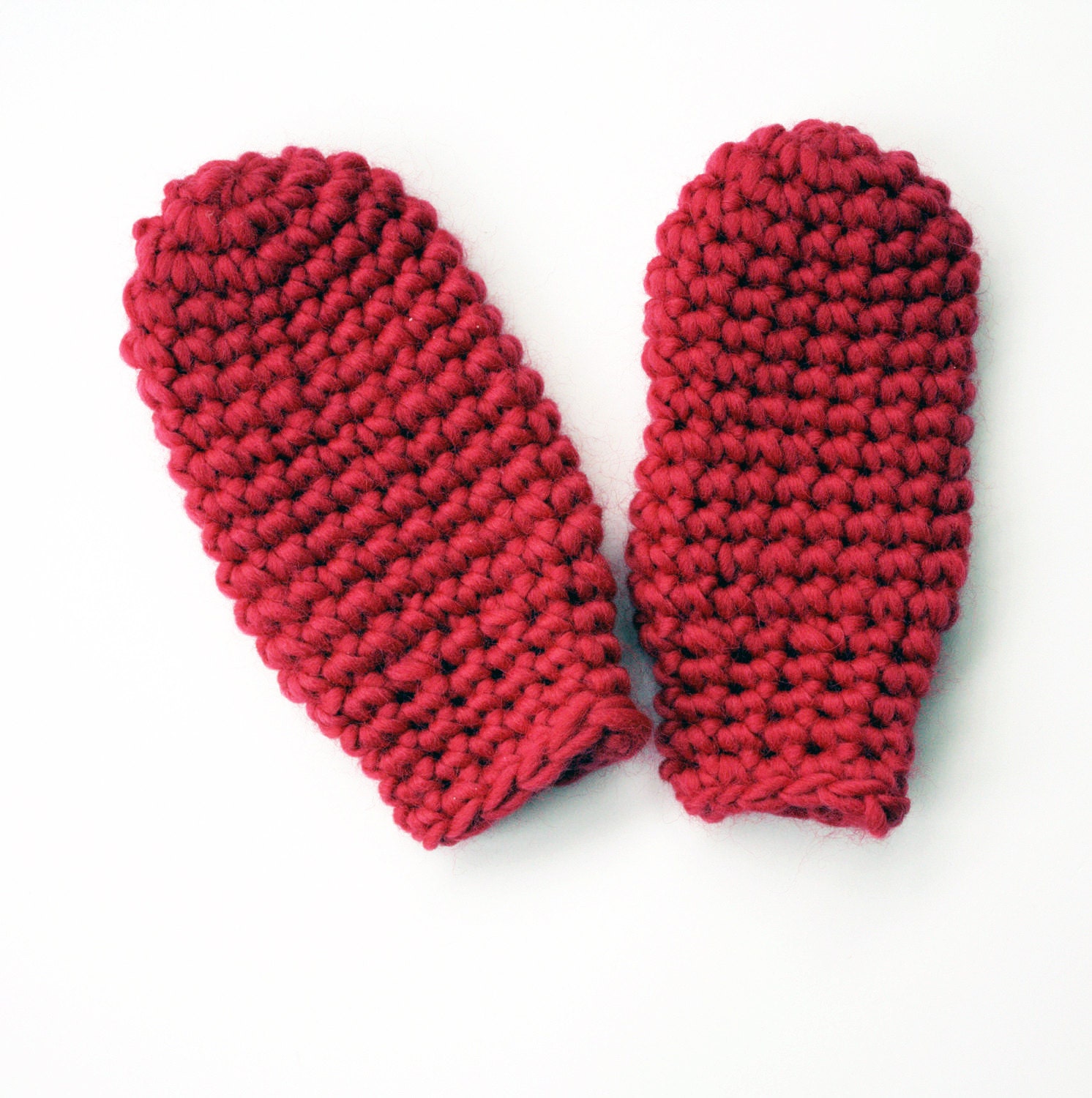 Crochet Baby Mittens PATTERN by LeMarignyKnits on Etsy