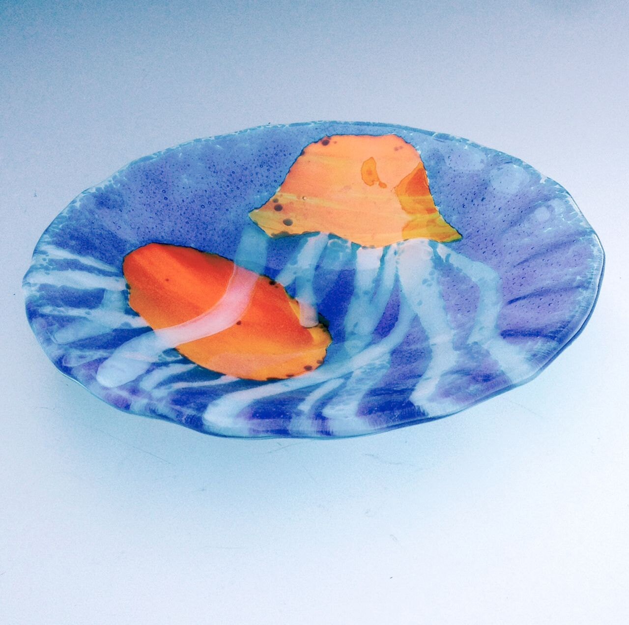 Jelly Fish Glass Bowl