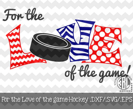 Download Items similar to Hockey- For the Love of the Game Decal ...