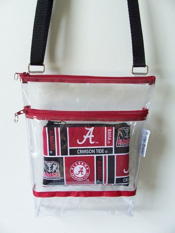 purse with clear pockets on outside