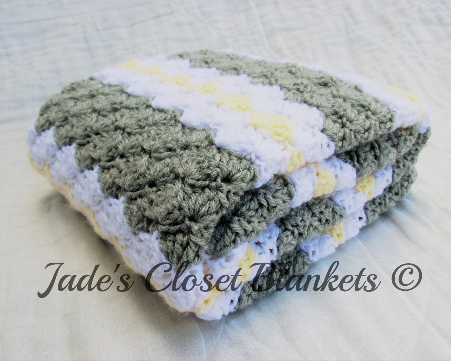 Crochet Baby Blanket Baby Blanket Crochet Grey Baby Blanket