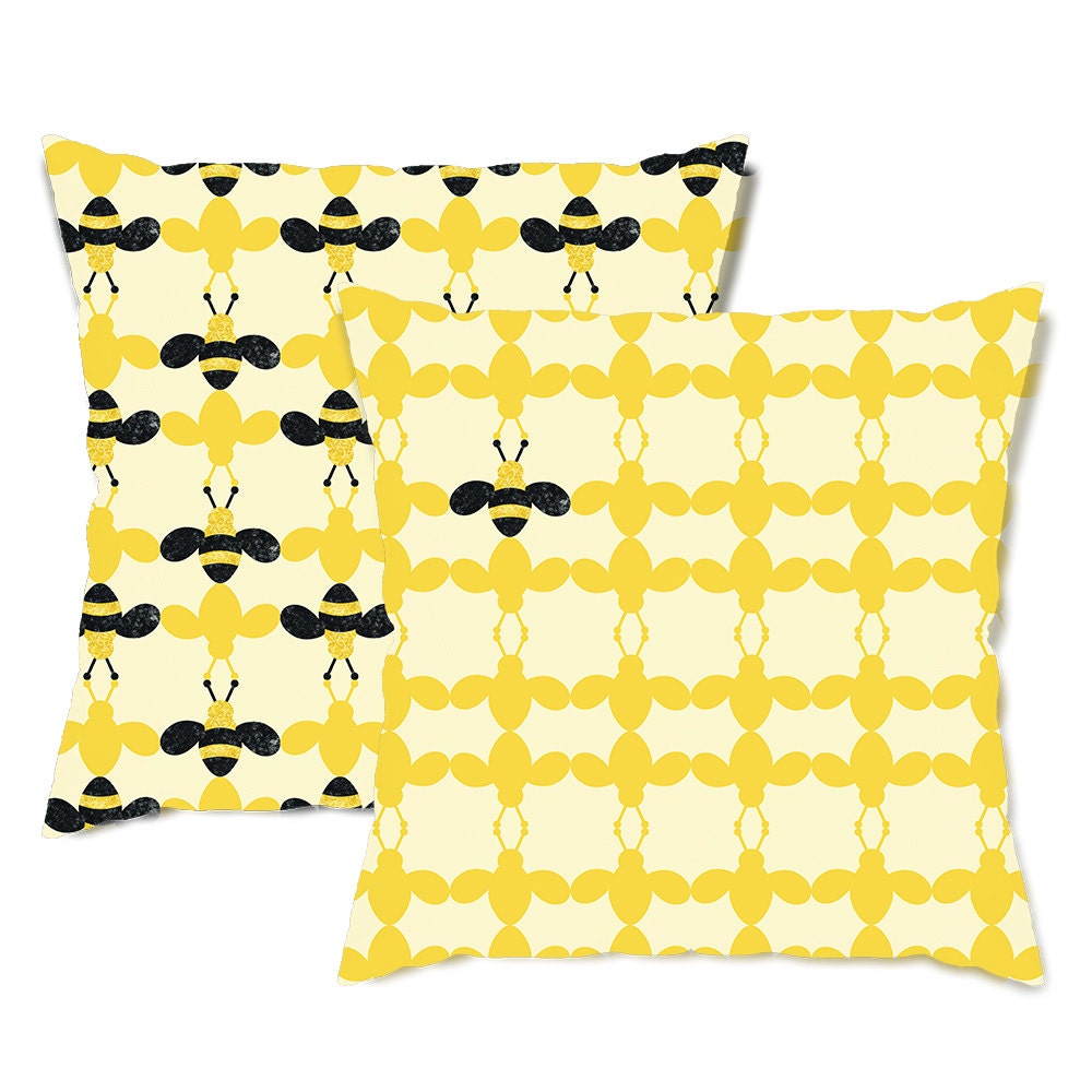 Honey Bee Throw Pillow