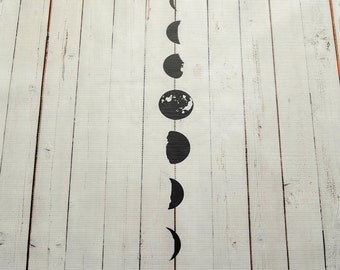 Vinyl Wall Decal Moon Phases-