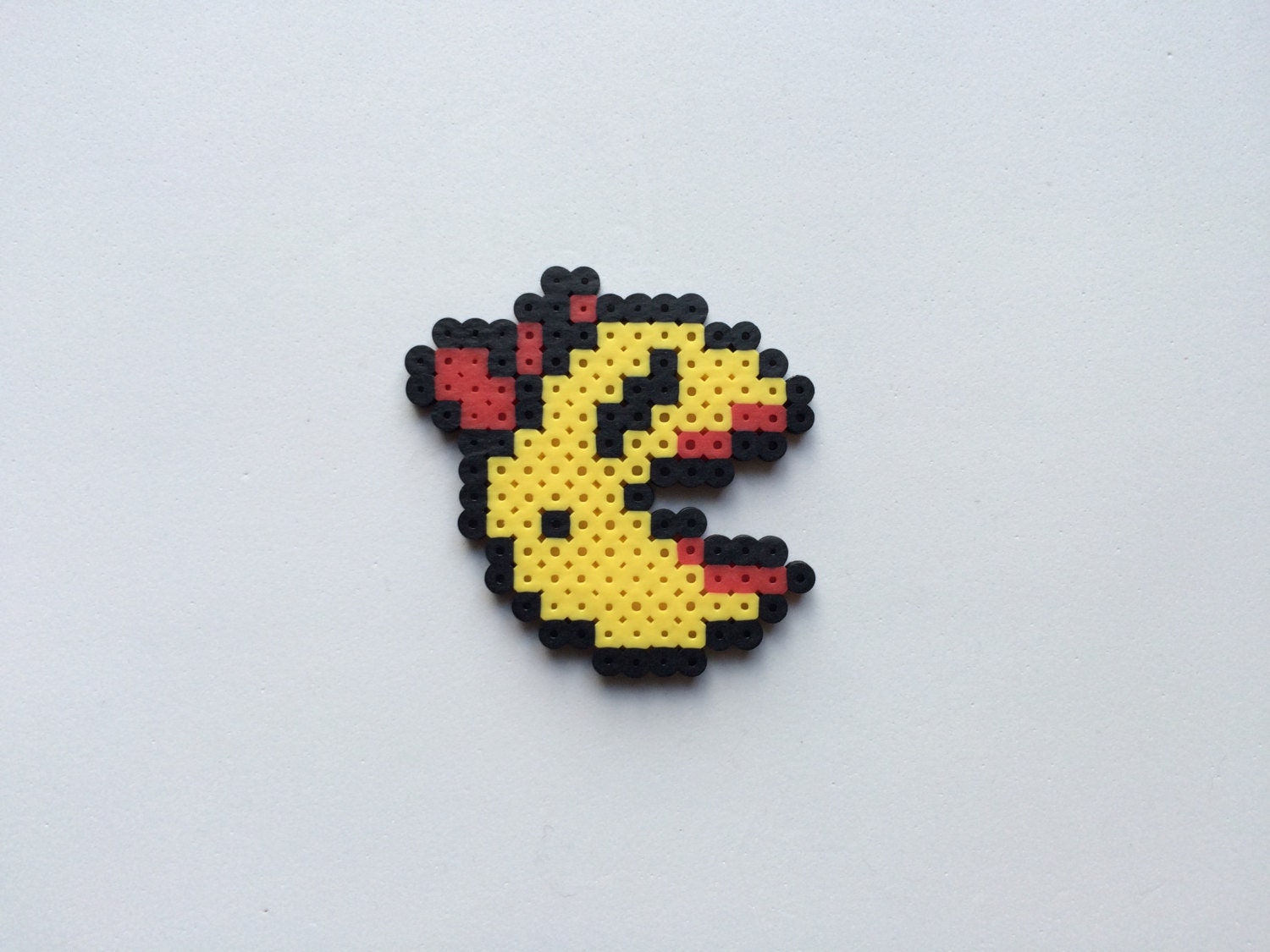 Pac-Man Perler Bead Sprite Ms. Pac-Man by ToughTurtles on Etsy