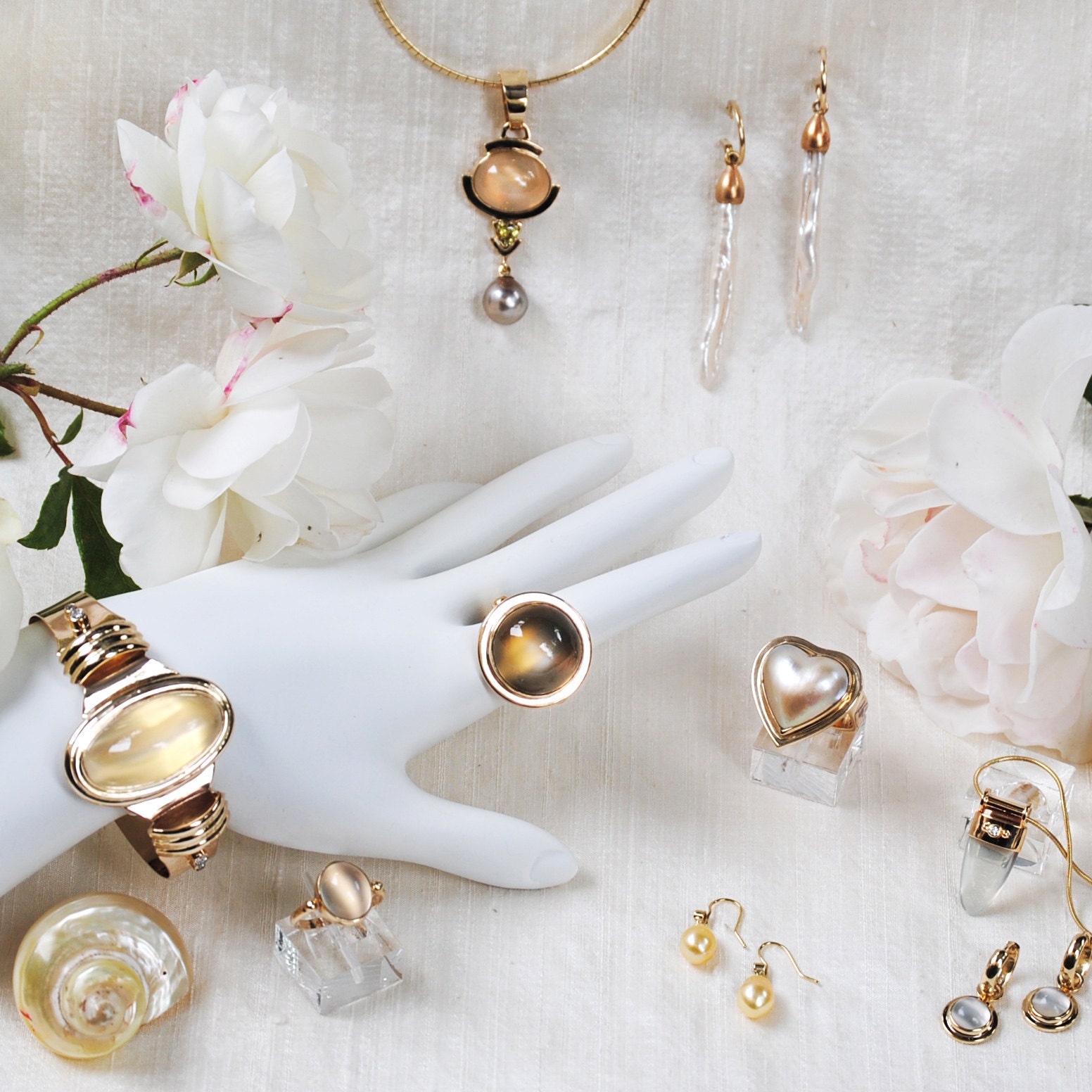 Timeless unique fine jewelry handmade in Santa by sasajewelry