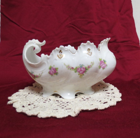 Sale Antique Gravy Boat Porcelain MZ Austria Morita Zdekaur