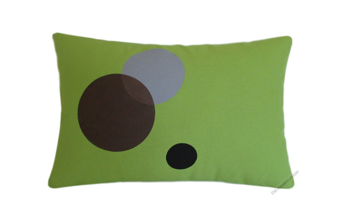 avocado green pillow