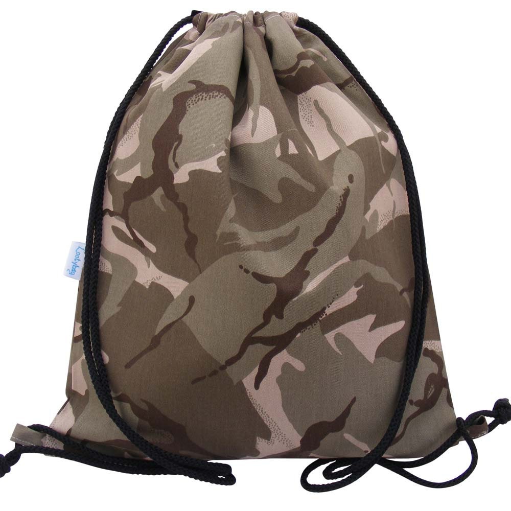 Swim Bag Waterproof Drawstring Backpack Desert Camouflage