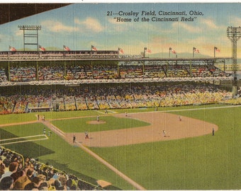 Items similar to Crosley Field Seating Chart Print Cincinnati Ohio ...