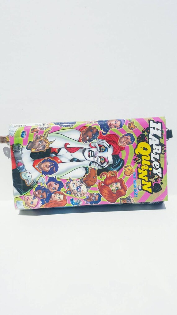 Harley Quinn Comic Book Purse Handbag Duct Tape Purse