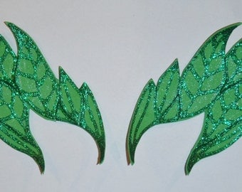 Deluxe Poison Ivy Style Costume Eyebrows Mask Green Glittery 4 styles Ombre FREE UK Delivery
