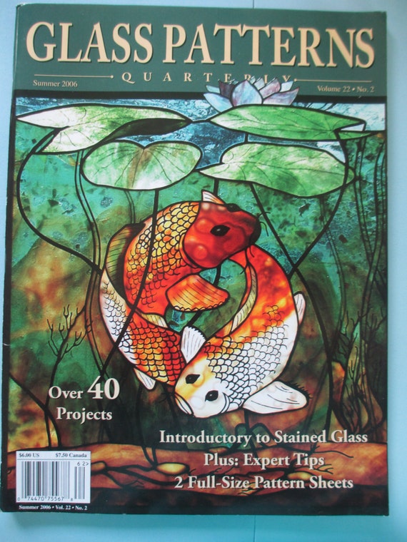 Stained Glass pattern Magazine Quarterly Glass Patterns Summer