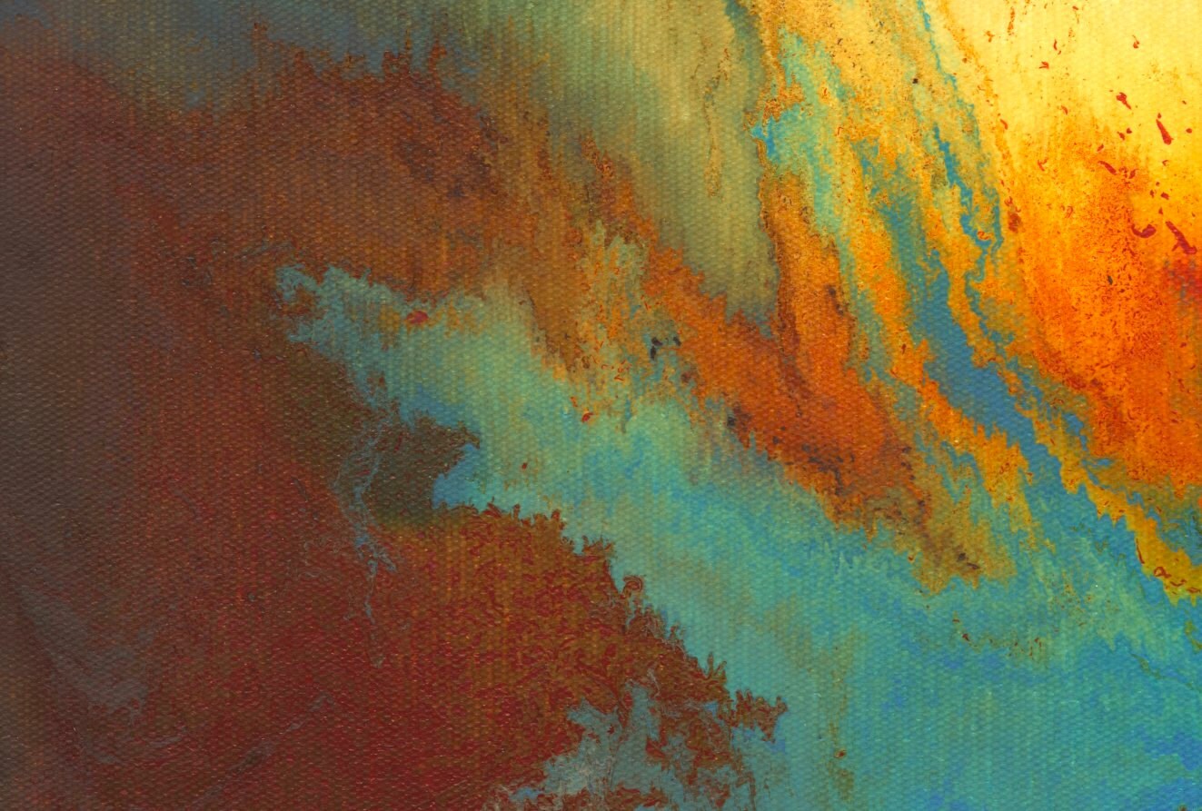 Wall art XXL Abstract painting Canvas art print set