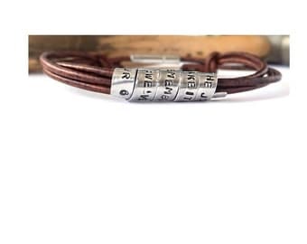 Leather Bracelets, Personalized Leather Bracelets, Magnetic Bracelets, Leather Bracelet for Women, Bracelets for Men, Wrap Bracelets