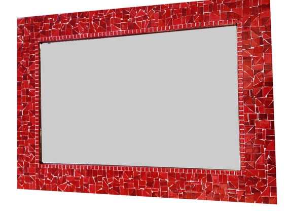 Red Wall Mirror red wall mirror mosaic mirror colorful decorative mirror Red Wall Mirror red wall mirror mosaic mirror colorful decorative mirror