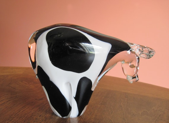 murano glass cow