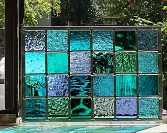 Ocean Stained Glass - Modern