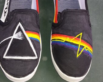 Pink floyd shoes | Etsy