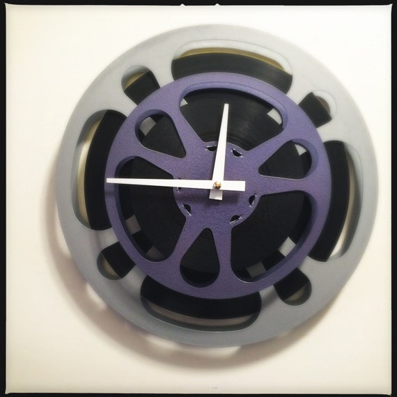 Media Room Wall Clock Screening Room Decor by DreamGreatDreams