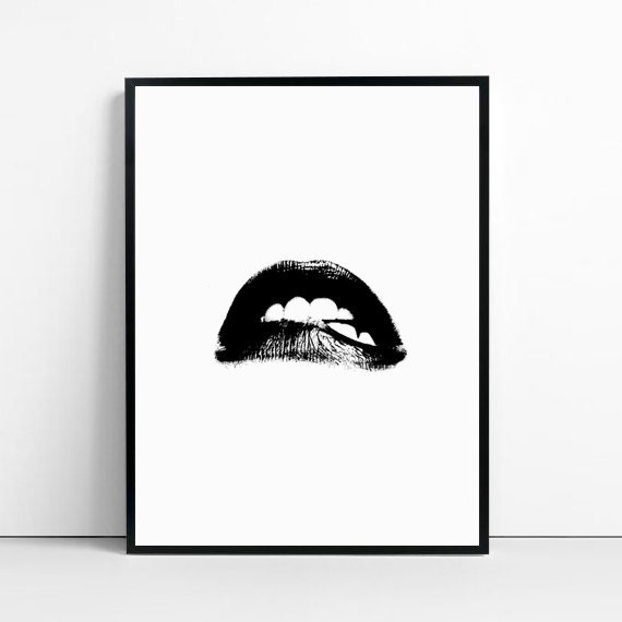 lips, lips print, large wall art, large art prints, extra large wall