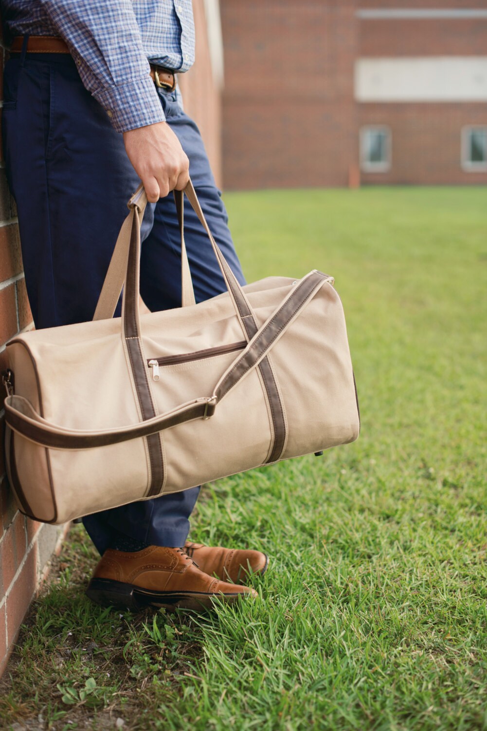 Monogrammed Kids Duffle Bag Personalized Sleepover Bag