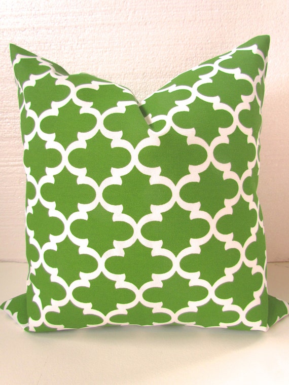 green outdoor pillows