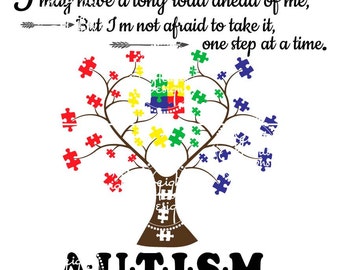 Autism puzzle svg | Etsy