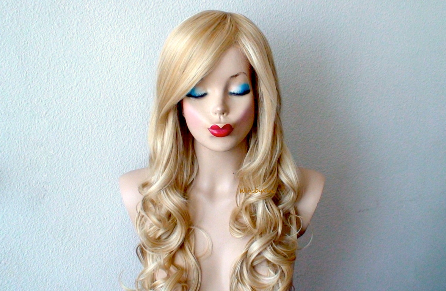 Blonde Wig Lace Front Wig Long Curly Hair Golden Blonde   Il Fullxfull.828728320 Nxc0 