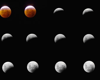 Blood Moon: Print Framed and Unframed