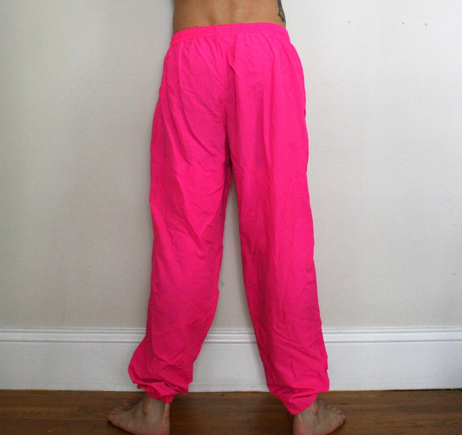 pink jogging bottoms