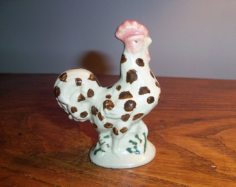 Vintage Ceramic Handmade Rooster Handpainted