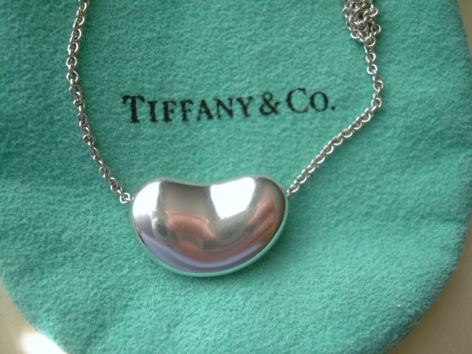 Tiffany & Co. Bean Pendant Necklace In by CougarCoveJewelry