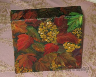 The Fall Leaves Original Painting ~ shipping included