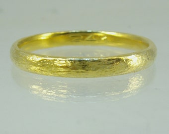 Pure gold 24 Karat solid gold ring100% pure recycled by Avinoo