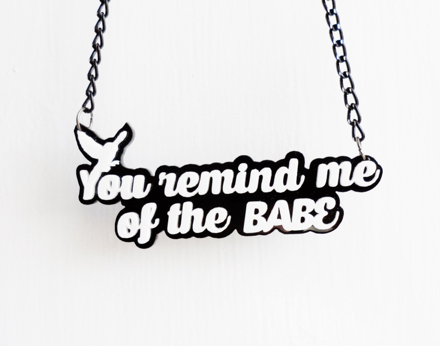 Song Lyrics Kultfilm-Merch Bag – „You Remind Me Of The Babe“ Kulturbeutel Von G2TUP