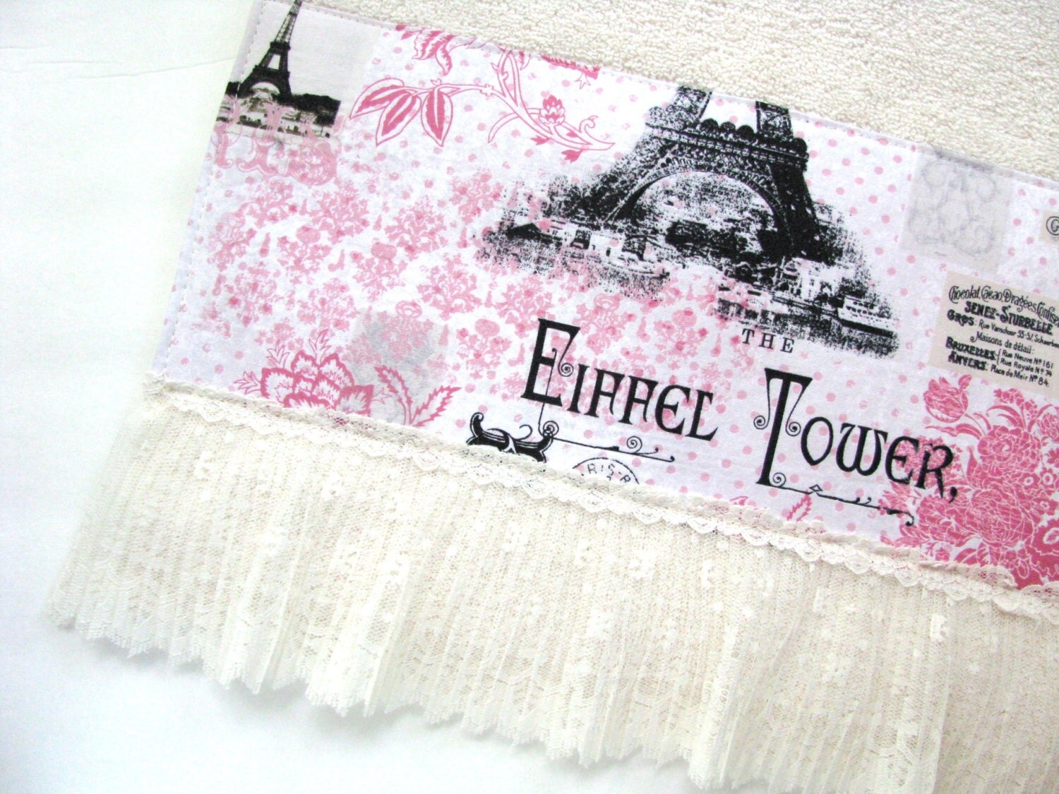 Paris Towel Paris Bathroom hand towels Vintage Paris.