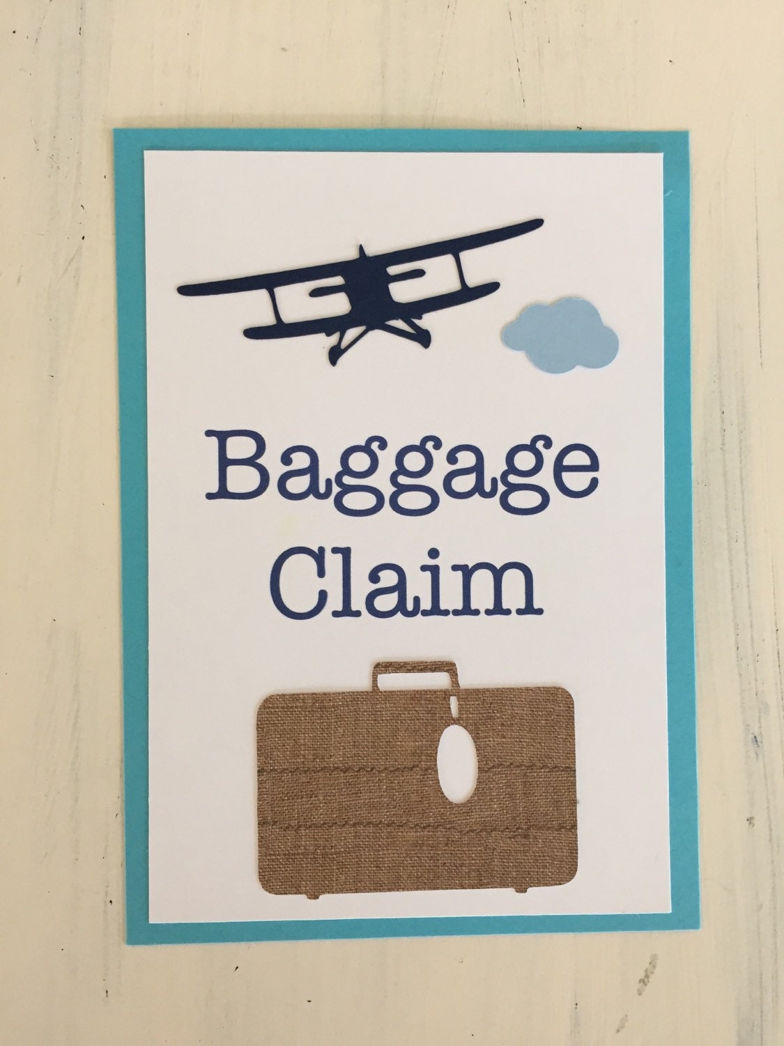 Baggage Claim Sign Vintage Airplane Party Decorations baggage-claim-sign-vintage-airplane-party-decorations