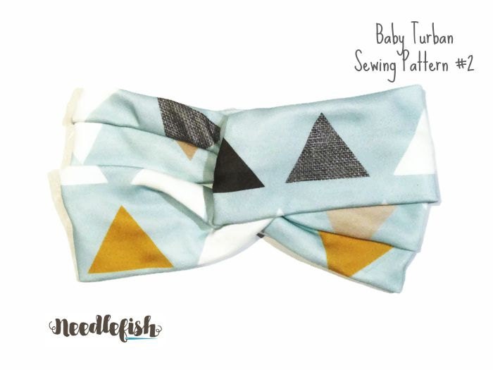BABY TURBAN PATTERN Beginner Sewing pattern Easy sewing
