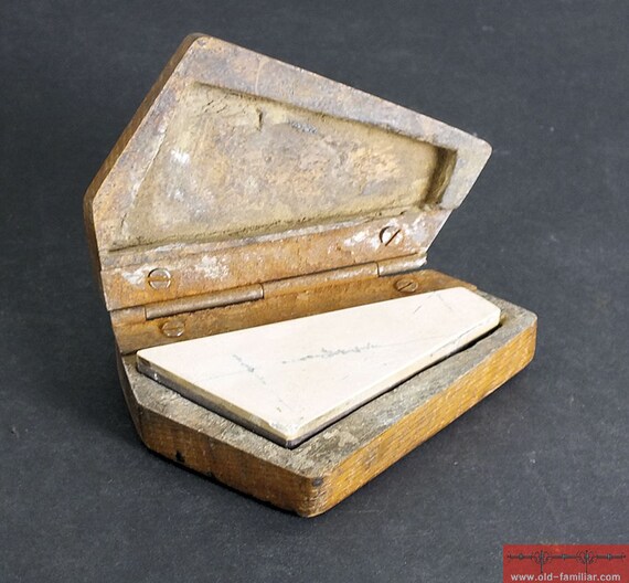 antique hone stone for straight razors belgian