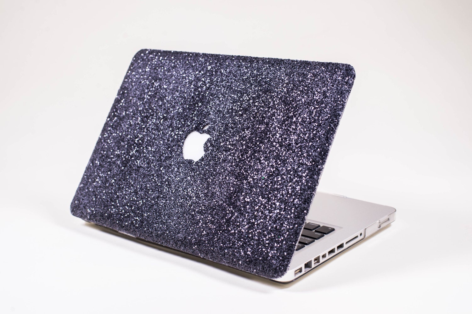 BLACK Glitter Macbook Case for Macbook Air Macbook Pro