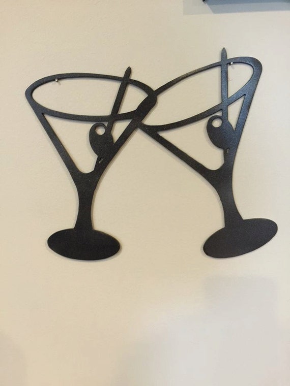 Martini Drink Wall Decor Art