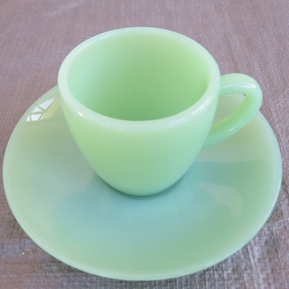 cup saucers saucer and and vintage cup cups  saucer. restaurant Hard demitasse  jadeite and  child's Vintage
