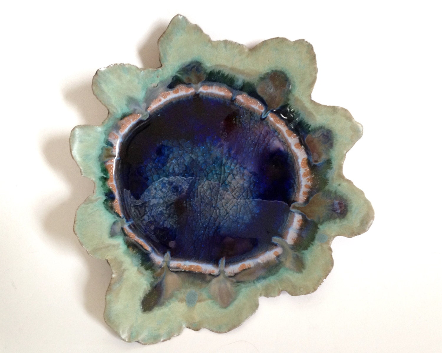 Large Contemporary Ceramic Wall Art Sculpture in by redbarnpottery